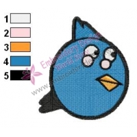 Angry Birds Embroidery Design 013